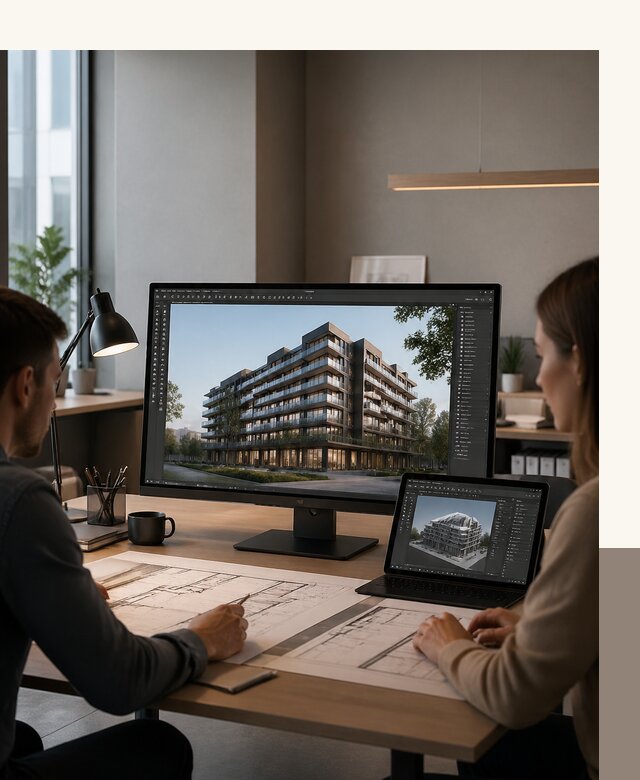 3D визуализация архитектуры и объектов строительства в Кинешме