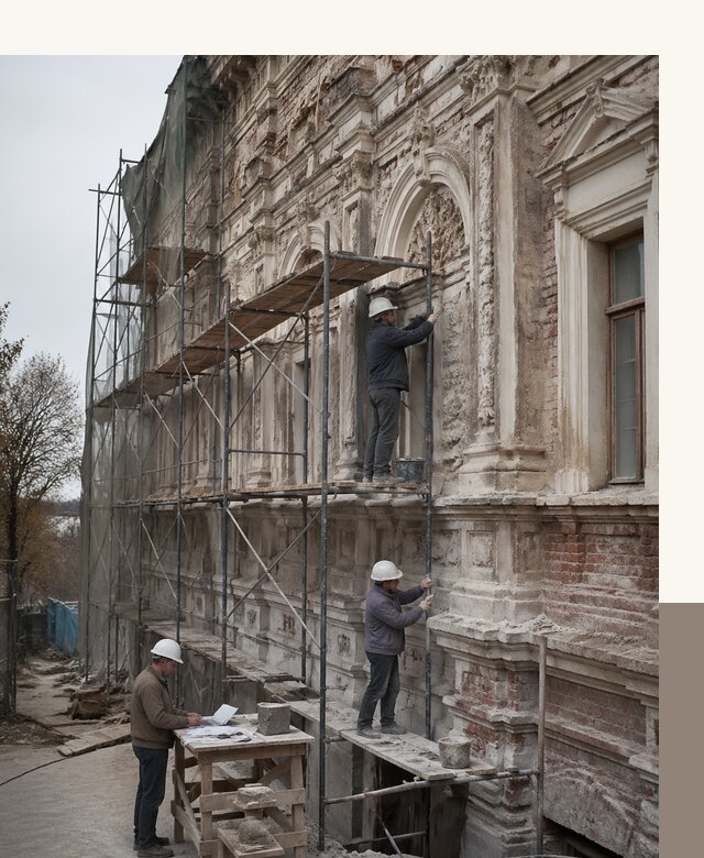 Реставрация объектов культурного наследия под ключ в Кинешме